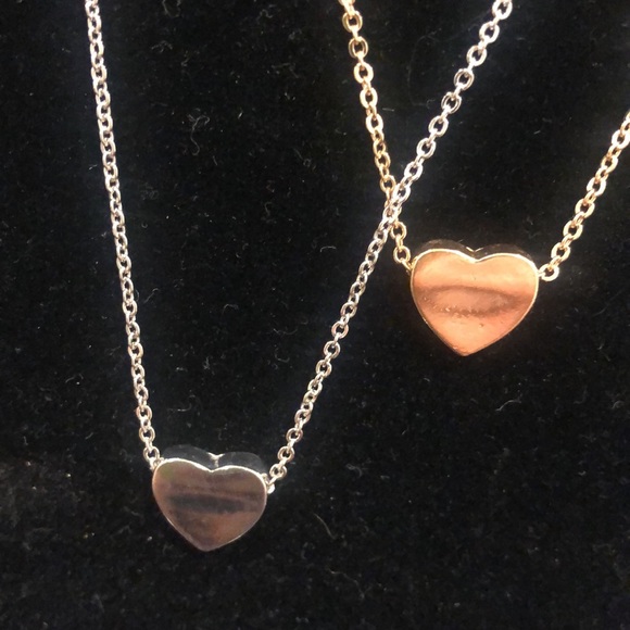 Little Polished Sculptural Heart Necklace,NWT-Boutique - Picture 7 of 10